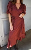 A-View Kjole - Sinda - Deep Burgundy