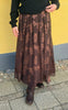 Say INA Copenhagen Nederdel - Luna - Brown Flower