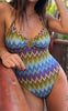 Unica Copenhagen Badedragt - Isabelle - Multi Zig Zag