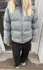 Neo Noir Jakke - Fox Puffer - Grey