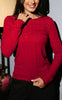 Liberte Bluse - Natalia LS - Dark Red Lurex