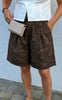 Marta Du Chateau Shorts - Zuri - Chocolate