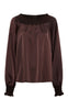 Marta Du Chateau Bluse - Verona - Coffee