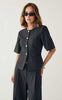 Noella Blazer - Kasaundra - Grey Herringbone