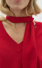 MbyM Tørklæde - Bravia long-M - Red Aura