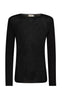 Depeche Bluse - Drew Cashmere O-Neck - Black