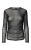 Pieces Bluse - Bobo Mesh - Black Dots