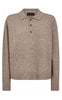 Hype The Detail Bluse - Polo - Sand