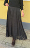 Say INA Copenhagen Nederdel - Luna - Black Flower