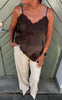 Luxzuz Top - Lennie - Bark Brown