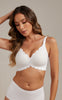 FemiFemme BH - SoftScallop Full Coverage Bøjlefri - White