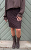 Say INA Copenhagen Nederdel - Linda Short - Dark Brown Lace