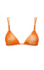 Unica Copenhagen Bikini Top - Laura - Orange Gold