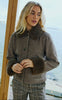 Freequent Jakke - Yanna - Morel Melange