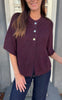 Neo Noir Cardigan - Benuta - Burgundy