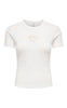 ONLY T-shirt - Kira New - Cloud Dancer Heart