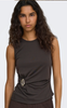 ONLY Top - Haze - Chocolate Torte Metallic
