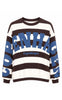 Marta Du Chateau Sweatshirt - Nerina - Choco/Jeans Blue