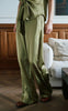 Neo Noir Bukser - Emmett Heavy Sateen - Sage Green