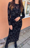 Say INA Copenhagen Kjole - Rie Mesh - Black Flower