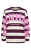 Marta Du Chateau Sweatshirt - Nerina - Bordeaux/Pink