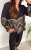 Marta Du Chateau Bluse - Linden - Black1034tpb