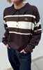 Gestuz Pullover - Silda Polo - Ganache/Slate Black/Egret