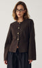 Noella Blazer - Kasaundra LS - Chocolate