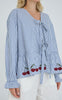A-View Bluse - Alize - Blue/White Stribe