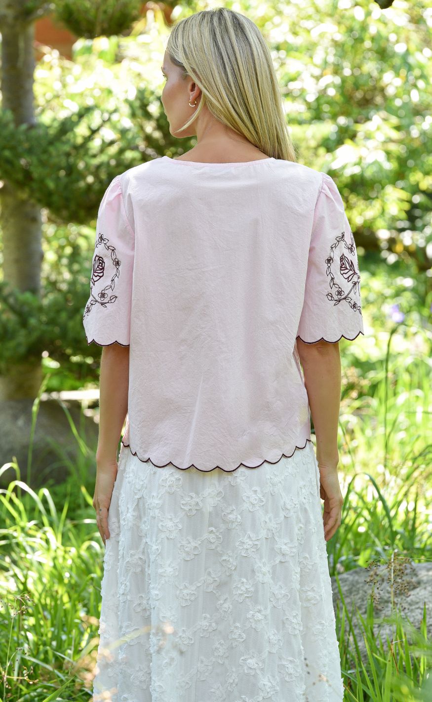 A-View Bluse - Amanda - Rose