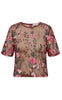 A-View Bluse - Fuschia - Bordeaux/Rose