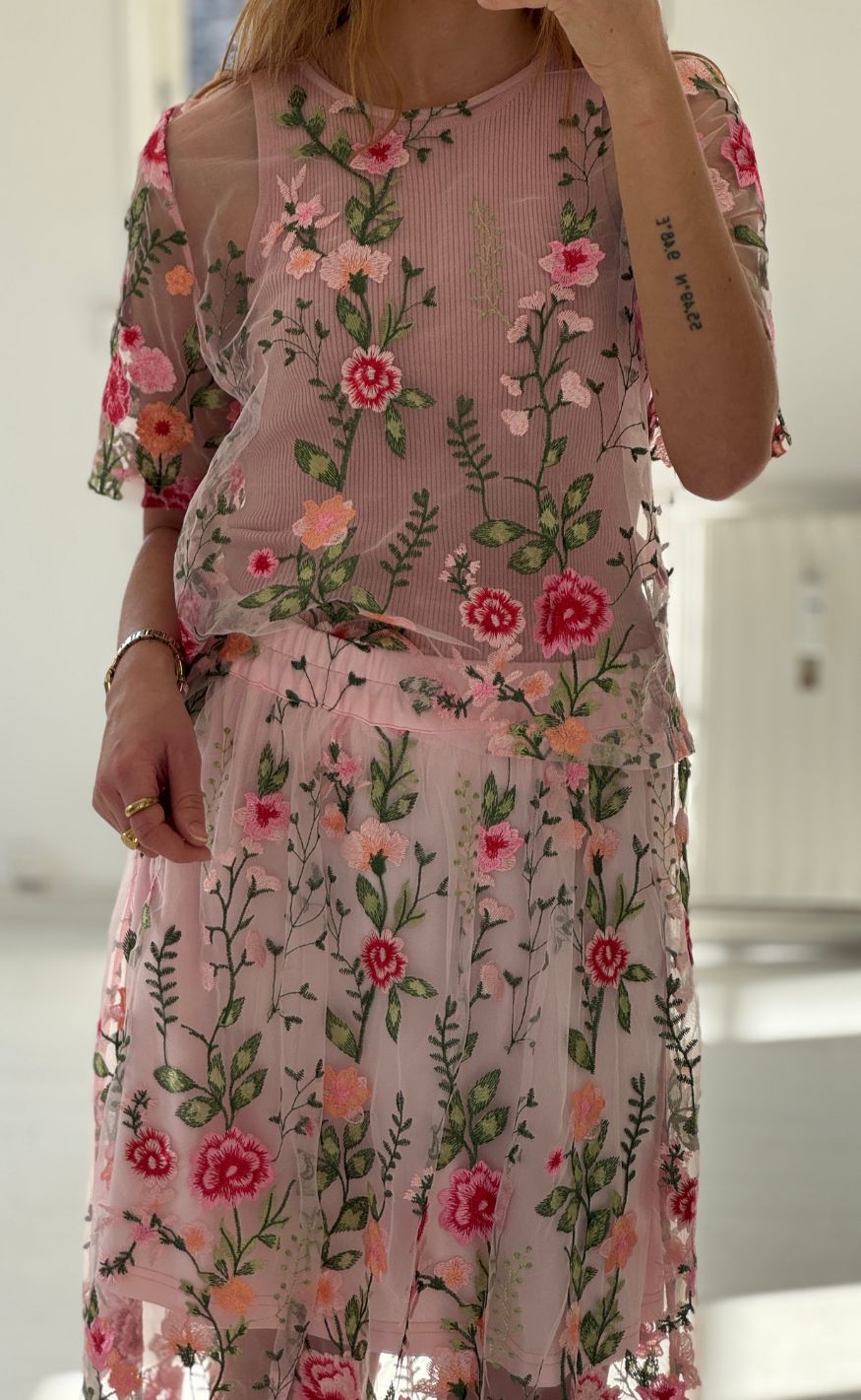 A-View Bluse - Fuschia - Rose/Pink