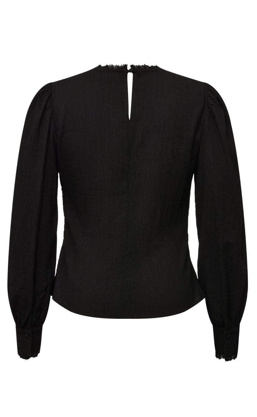 A-View Bluse - Selene - Black
