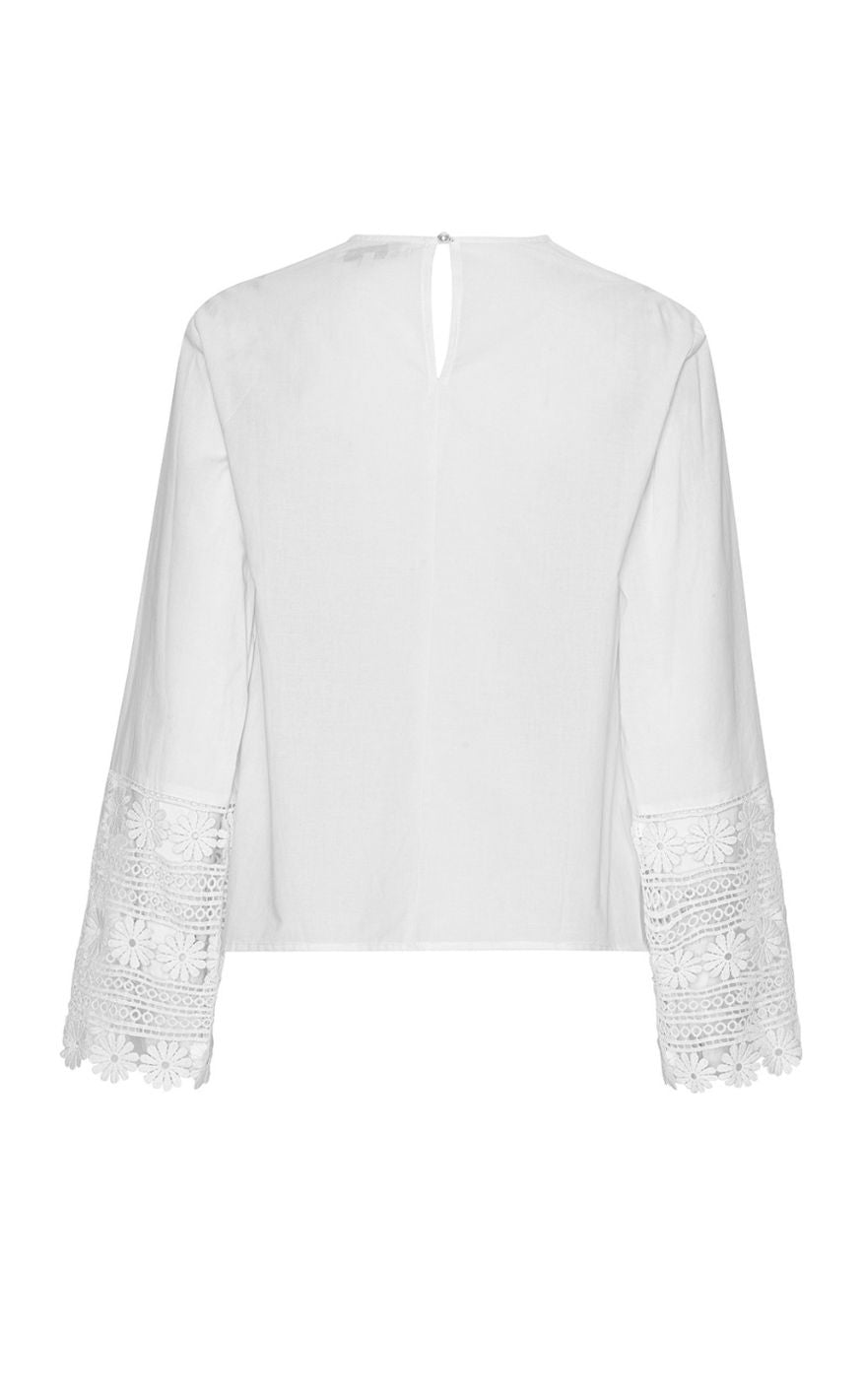 A-View Bluse - Stevie - White