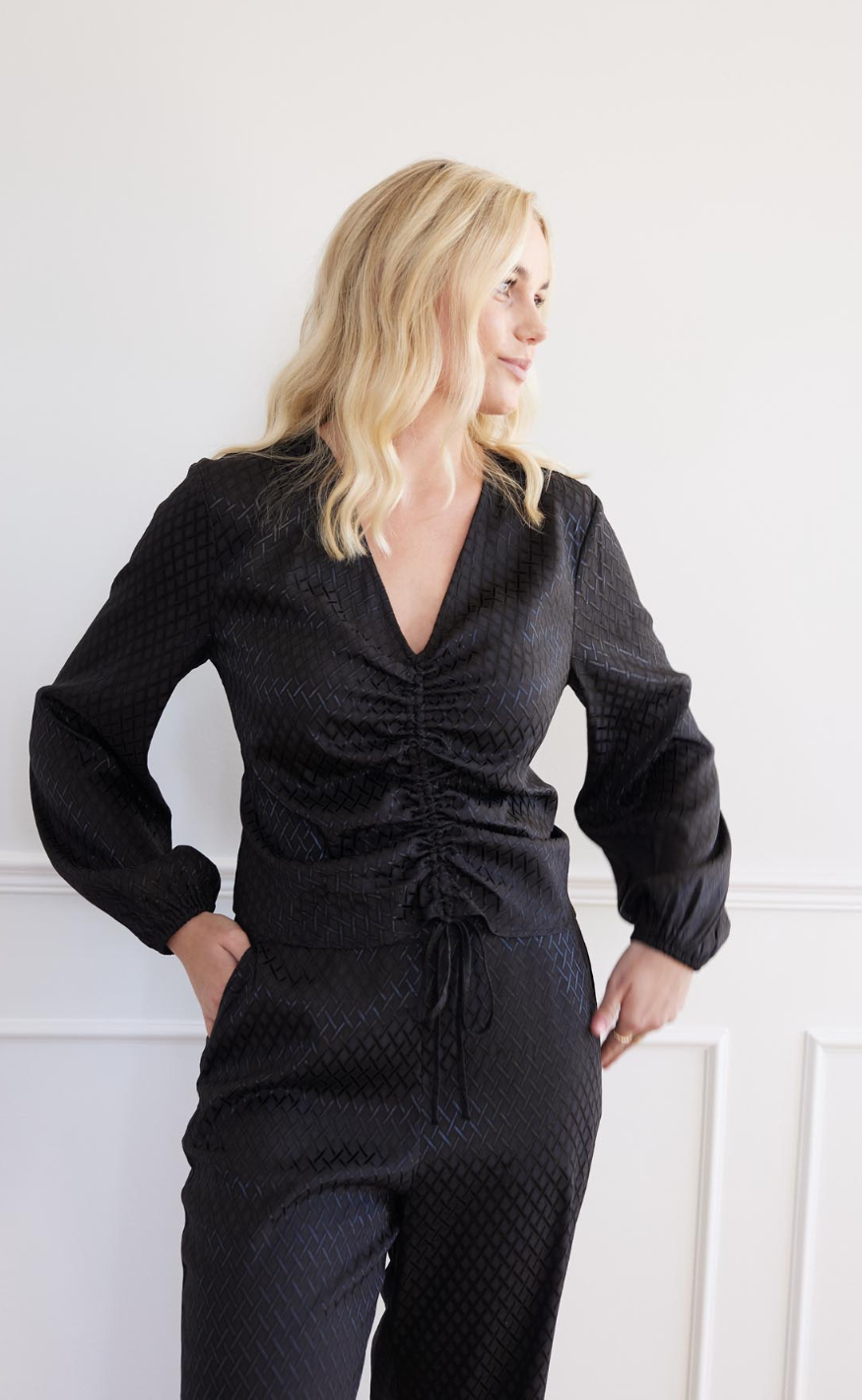 A-View Bukser - Enitta - Black