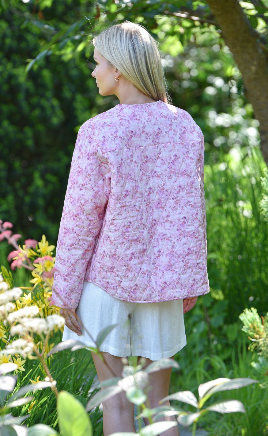 A-View Jakke - Kammy - Rose/White