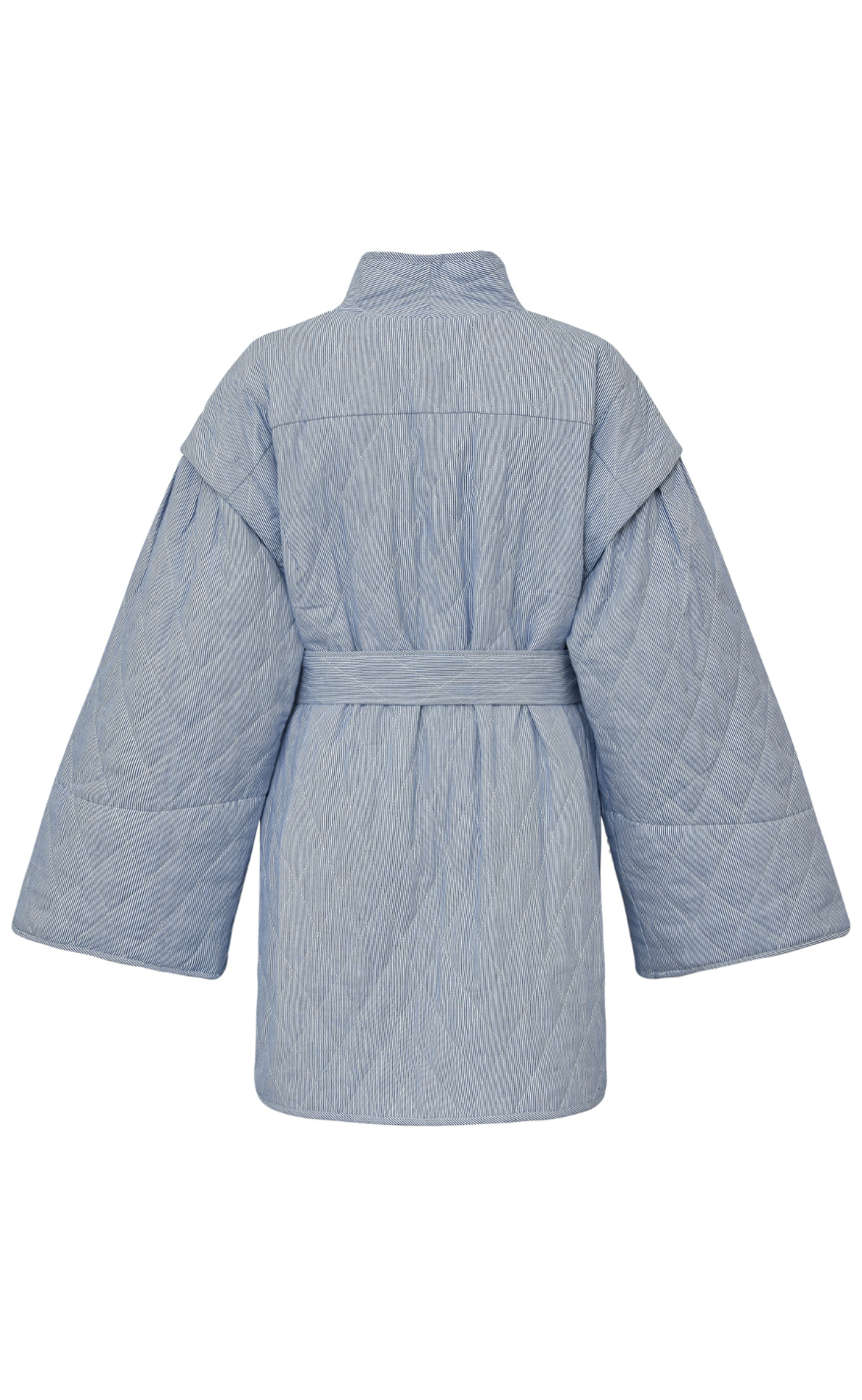 A-View Jakke - Katie Quit - Navy/White