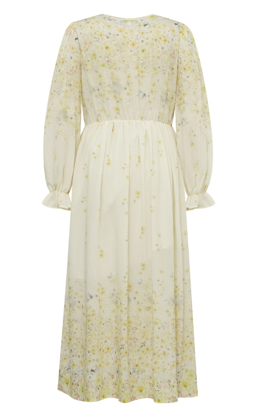A-View Kjole - Aurora - Pale Yellow