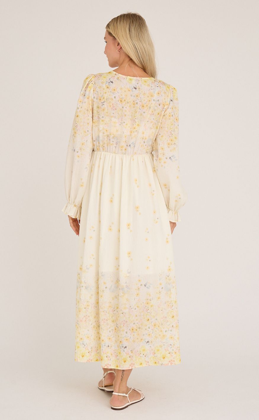 A-View Kjole - Aurora - Pale Yellow