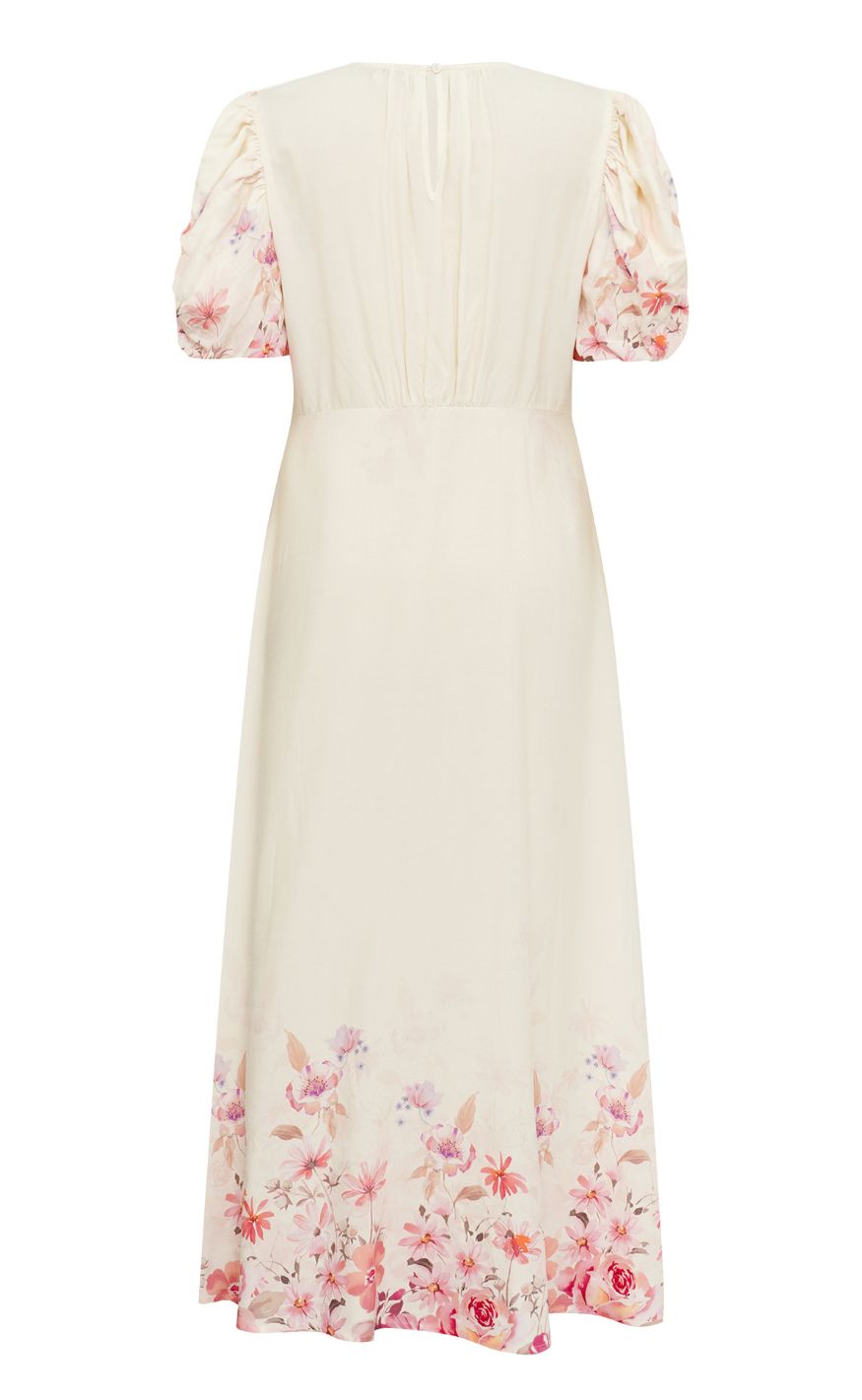 A-View Kjole - Botanic - Cream