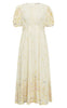 A-View Kjole - Botanic - Pale Yellow