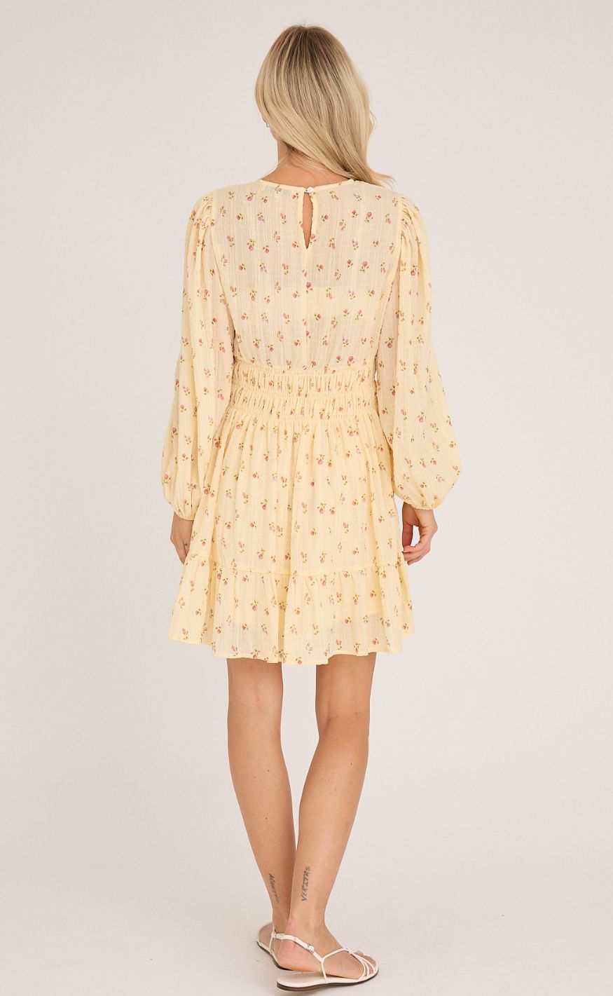 A-View Kjole - Elinor - Pale Yellow