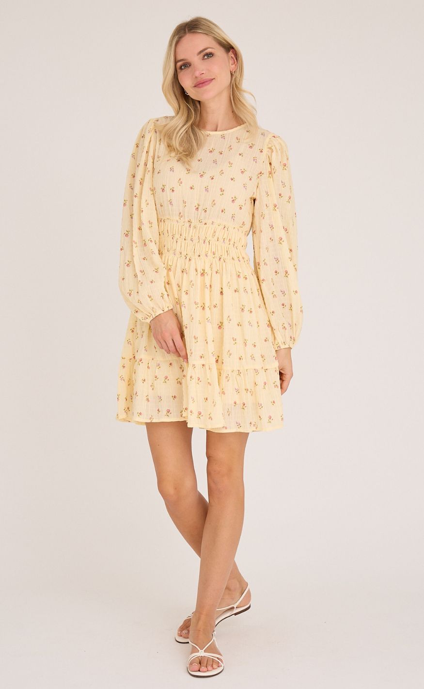 A-View Kjole - Elinor - Pale Yellow
