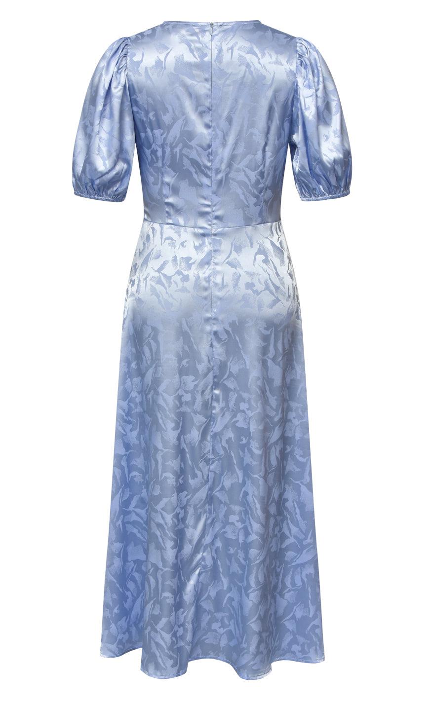 A-View Kjole - Gina Short Sleeve - Light Blue
