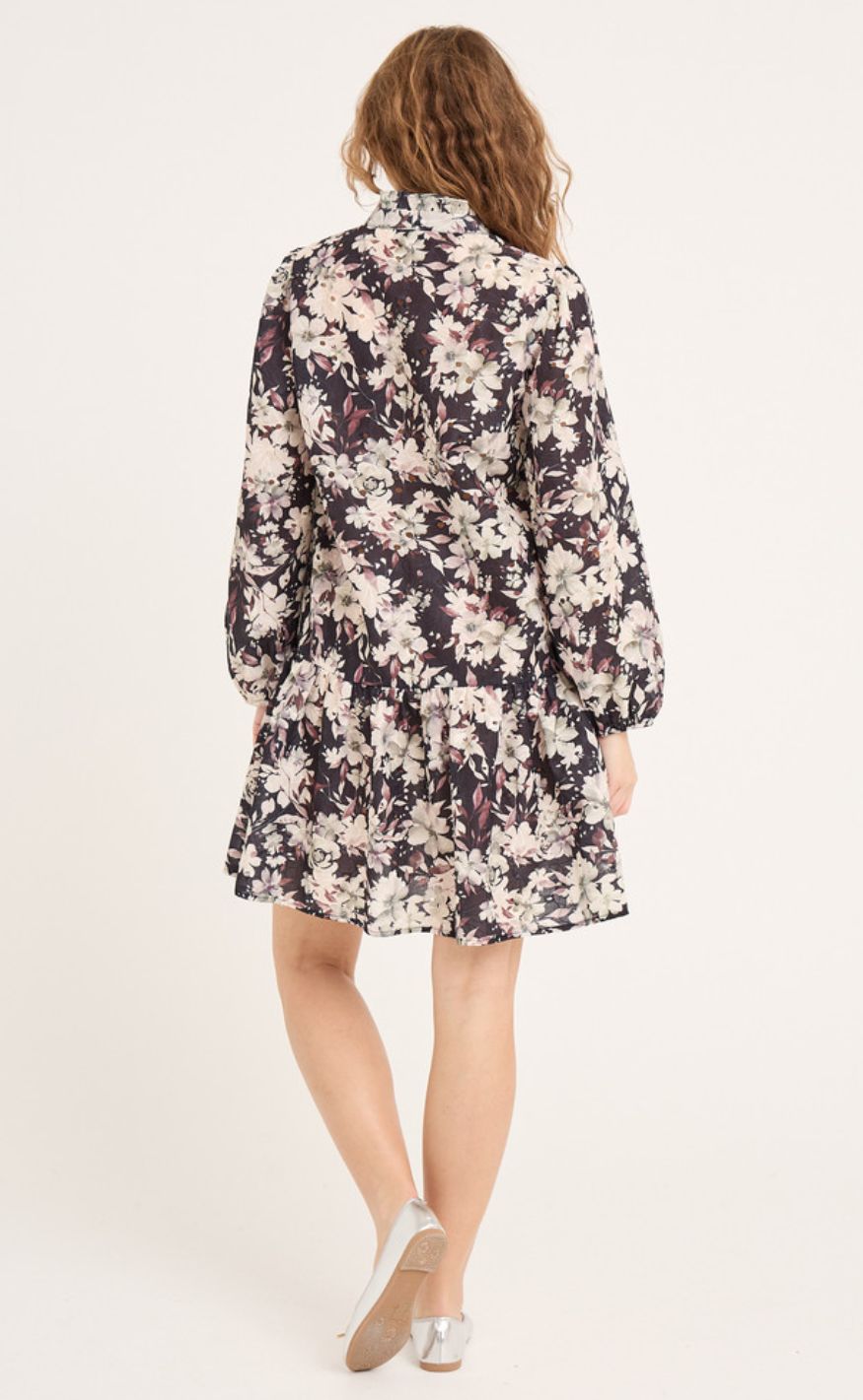 A-View Kjole - Grete - Black/ Off White