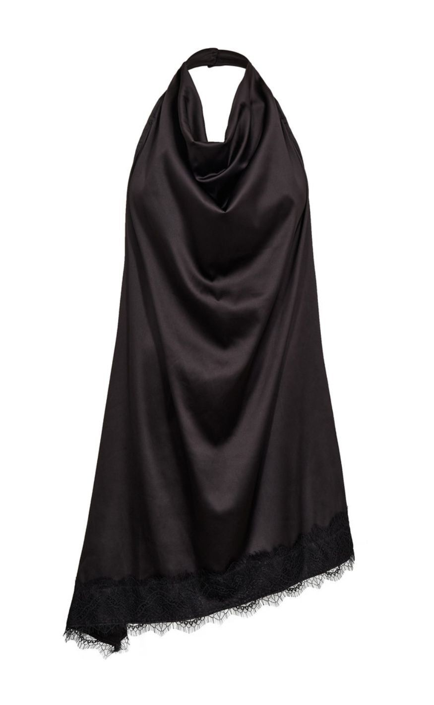A-View Kjole - Katti Asymetric - Black
