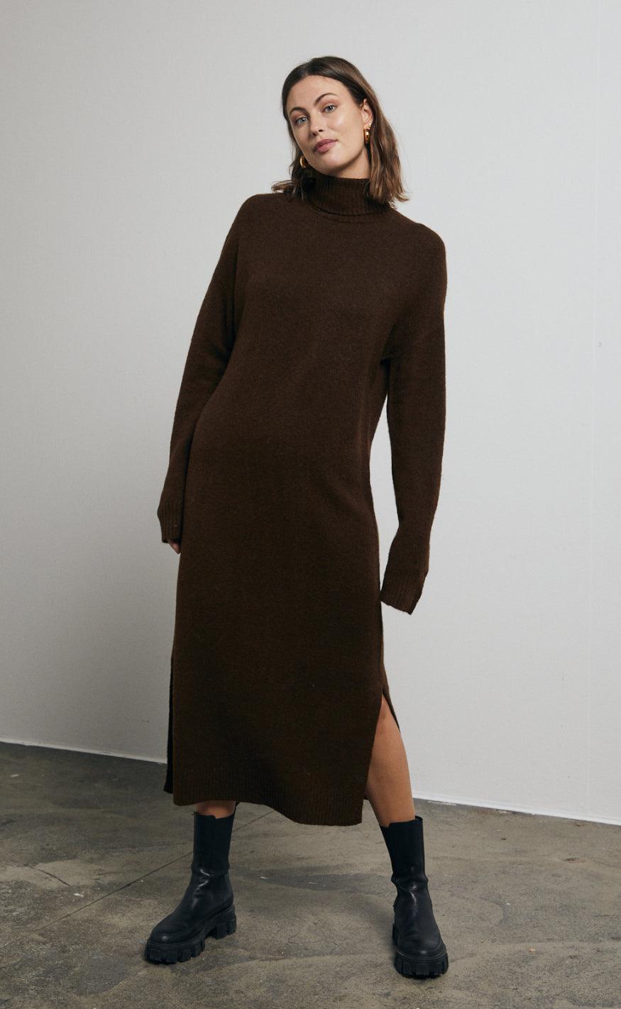 A-View Kjole - Penny - Brown