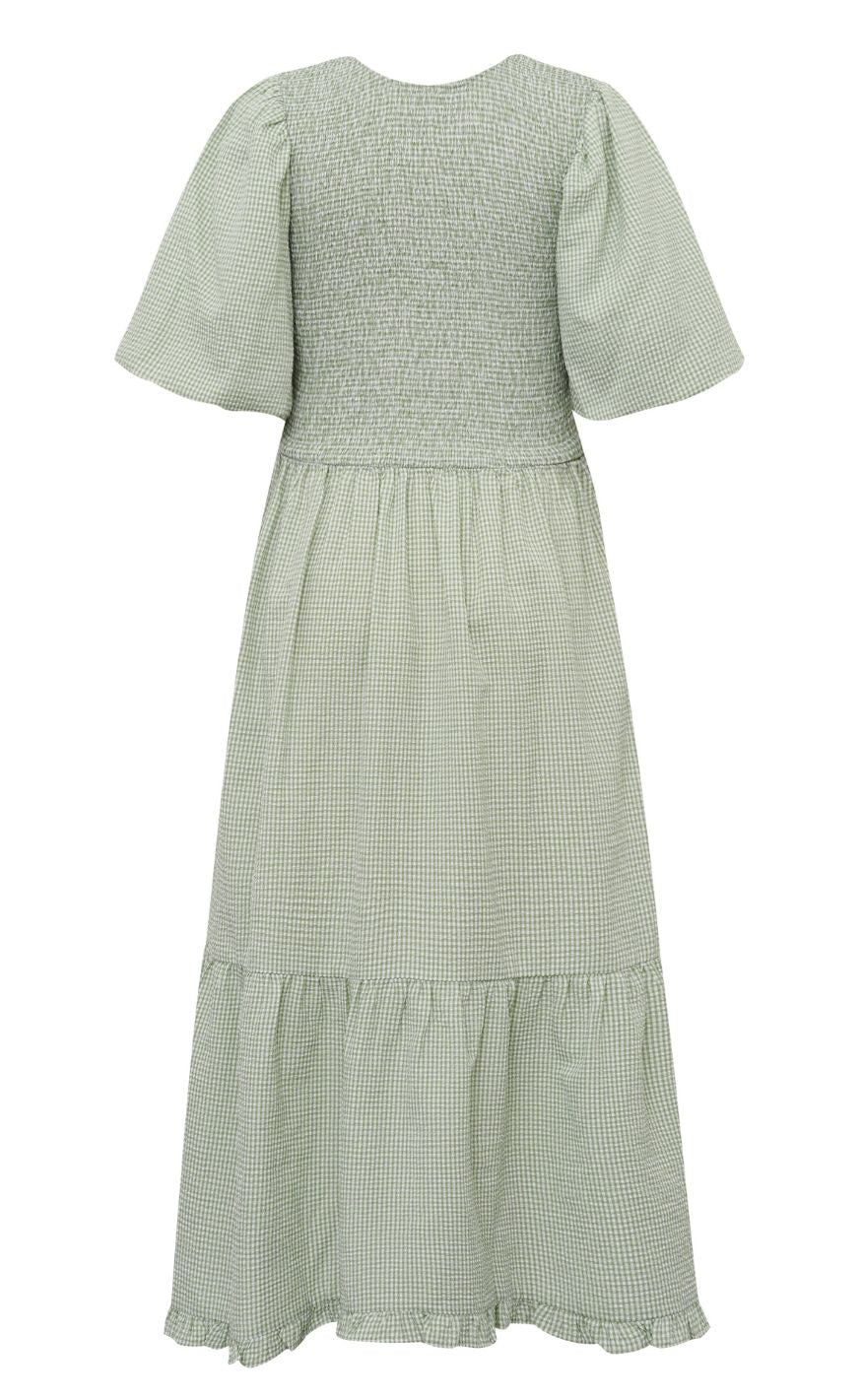 A-View Kjole - Signa - Dusty Green