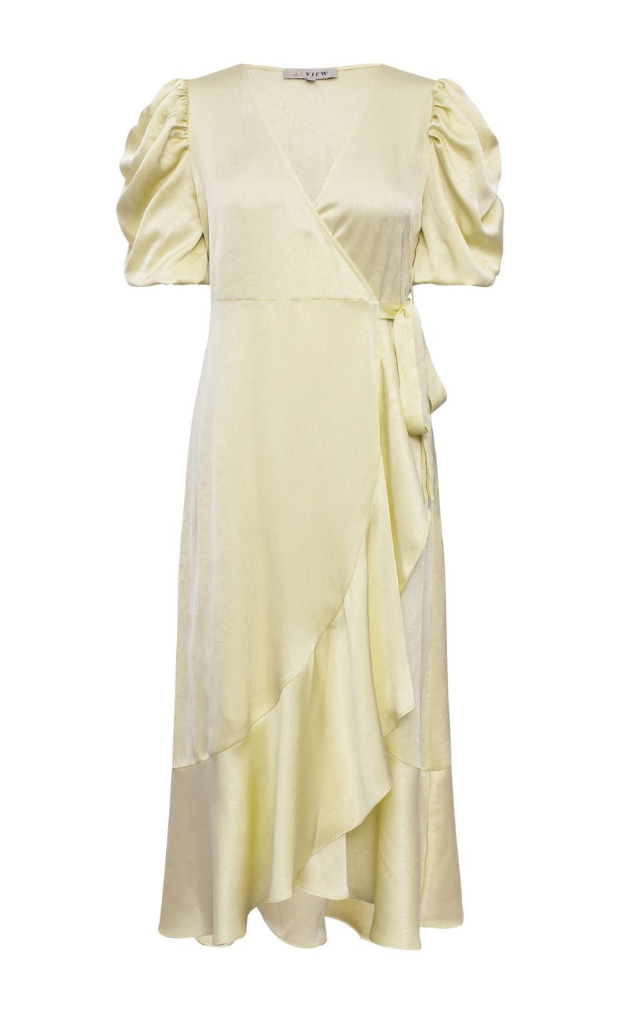 A-View Kjole - Sinda - Pale Yellow