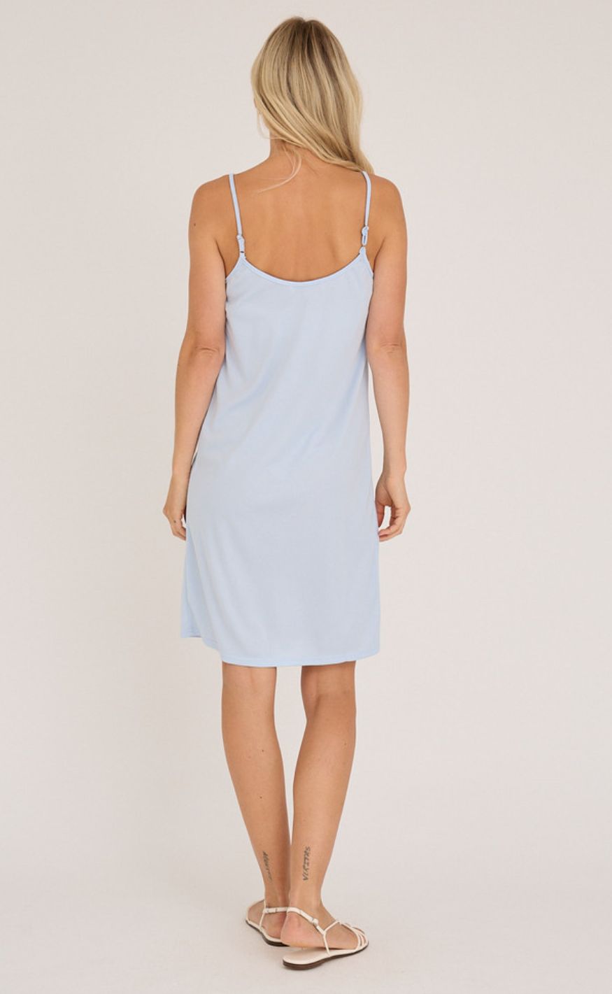 A-View Kjole - Slip - Light Blue